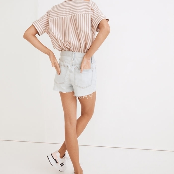 NWT Madewell Relaxed Denim Shorts in Essen Wash $78 - Picture 5 of 13